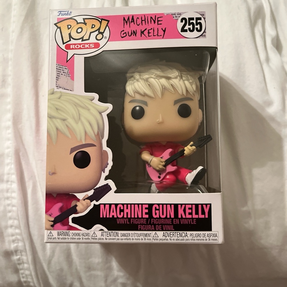 Funko Pop! Rocks Pink and Black Vinyl Figure of Machine Gun Kelly
